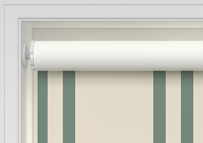 Adelaide, Winnies Stripe Barbing Green - Twist&Fit Roller Blind - Image 9